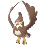 Imagen de Staravia variocolor hembra en Leyendas Pokémon: Z-A