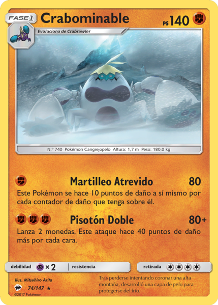 Archivo:Crabominable (Sombras Ardientes TCG).png