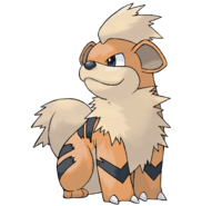 Ilustración de Growlithe