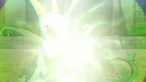 Serperior de Nanci usando Protección en el TAV01.