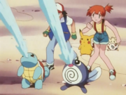 EP132 Squirtle y Poliwag usando pistola agua.png