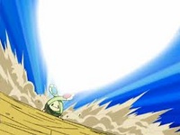 Budew usando rayo solar.