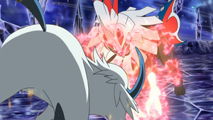 Silvally de Gladion/Gladio usando garra brutal.