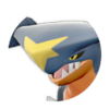 Icono de Garchomp macho variocolor en Leyendas Pokémon: Arceus