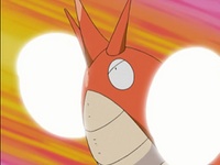 Corphish usando martillazo.