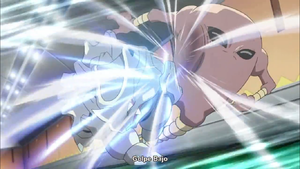 Rhyhorn usando derribo.