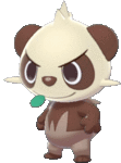 Imagen de Pancham variocolor en Pokémon Espada y Pokémon Escudo