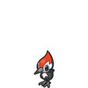 Icono de Pikipek en Pokémon Escarlata y Púrpura