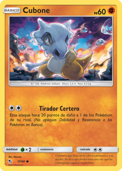 Carta de Cubone