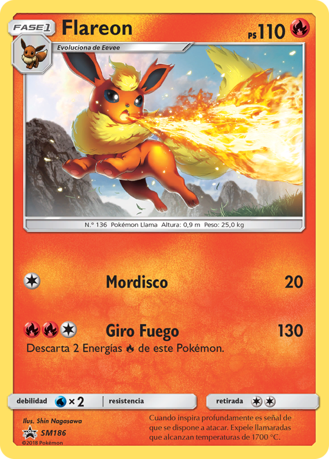 Flareon (SM Promo 186 TCG) - WikiDex, la enciclopedia Pokémon