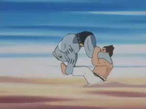 Machoke usando sumisión.