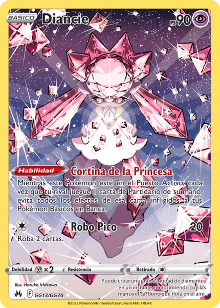 Archivo:Diancie (Cenit Supremo TCG).png
