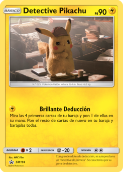 Carta de Detective Pikachu