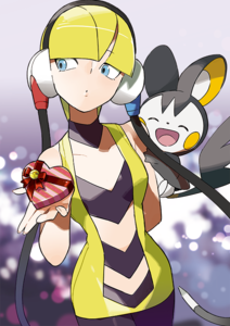 Artwork de Camila y Emolga en el White Day.