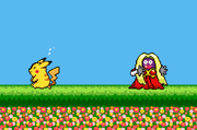 Pikachu escapando de Jynx