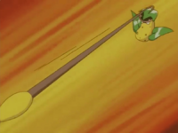 Victreebel usando látigo cepa.
