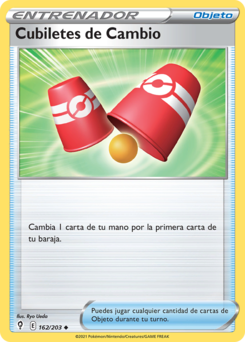 Carta Cubiletes de Cambio