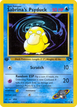 Carta de Sabrina's Psyduck