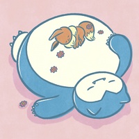 Ilustración de Sleeping with Snorlax