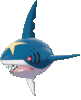 Imagen de Sharpedo en Pokémon Espada y Pokémon Escudo
