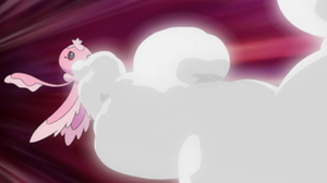 Frillish usando neblina.