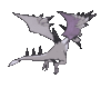 Imagen posterior de Mega-Aerodactyl en Pokémon X, Pokémon Y, Pokémon Rubí Omega, Pokémon Zafiro Alfa, Pokémon Sol, Pokémon Luna, Pokémon Ultrasol y Pokémon Ultraluna
