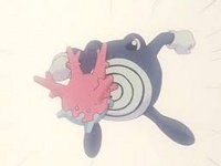 Poliwhirl usando placaje.