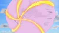 Garchomp usando gigaimpacto.