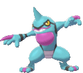 Imagen de Toxicroak variocolor hembra en Pokémon Espada y Pokémon Escudo