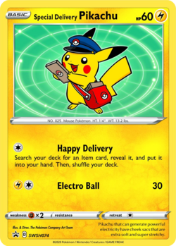 Carta de Special Delivery Pikachu