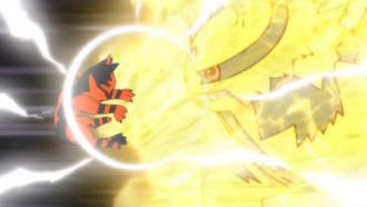 Electivire usando voltio cruel.