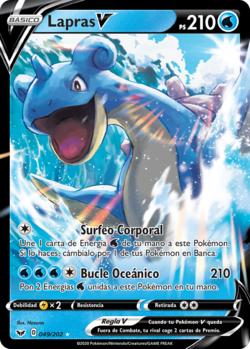 Lapras V (Espada y Escudo TCG) - WikiDex, la enciclopedia Pokémon