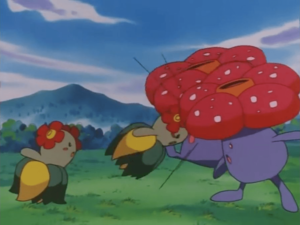 Bellossom usando placaje.