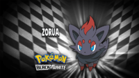 Zorua en el segmento "¿Quién es ese Pokémon?/¿Cuál es este Pokémon?"
