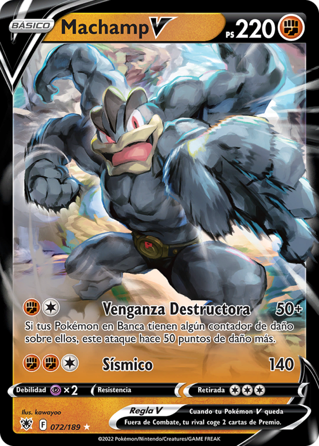 Machamp V (Resplandor Astral TCG) WikiDex, la enciclopedia Pokémon