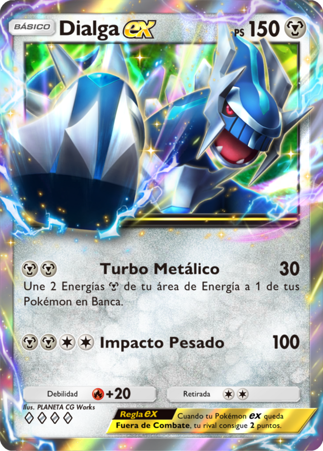 Dialga ex (Pugna Espaciotemporal TCG Pocket) - WikiDex, la