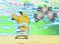 Magneton usando Onda Trueno.