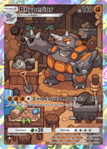 Versión de la carta en Pugna Espaciotemporal