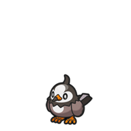 Icono de Starly en Pokémon Diamante Brillante y Perla Reluciente