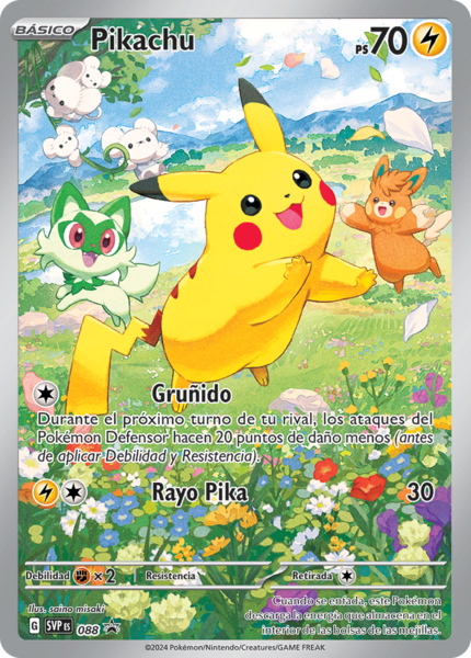 Archivo:Pikachu (SV Promo 88 TCG).png
