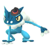 Frogadier con disfraz de Halloween