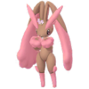 Lopunny con una corona de flores