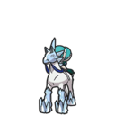 Icono de Calyrex jinete glacial en Pokémon Escarlata y Púrpura