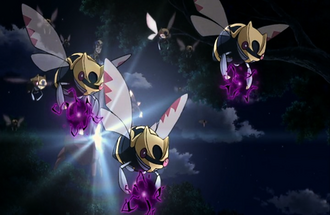 Ninjask usando bola sombra.