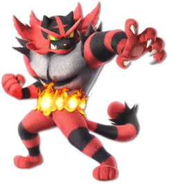 Incineroar en SSBU.