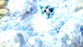 Glalie usando frío polar.