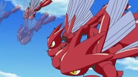 Scizor usando doble equipo.