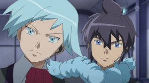 Alain junto a Steven/Máximo.