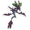 Imagen posterior de Dragalge variocolor en Pokémon X, Pokémon Y, Pokémon Rubí Omega, Pokémon Zafiro Alfa, Pokémon Sol, Pokémon Luna, Pokémon Ultrasol y Pokémon Ultraluna