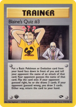 Carta Blaine's Quiz #3